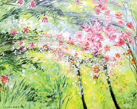 Titel: Festival de Monet 6, Kunstenaar: Van Landeghem, Joelle